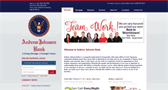 Desktop Screenshot of andrewjohnsonbank.com